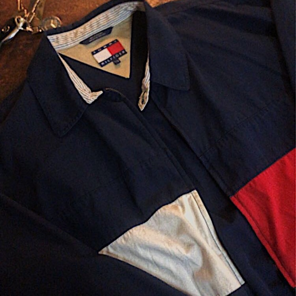 Vintage Two-Tone Tommy Hilfiger Jacket